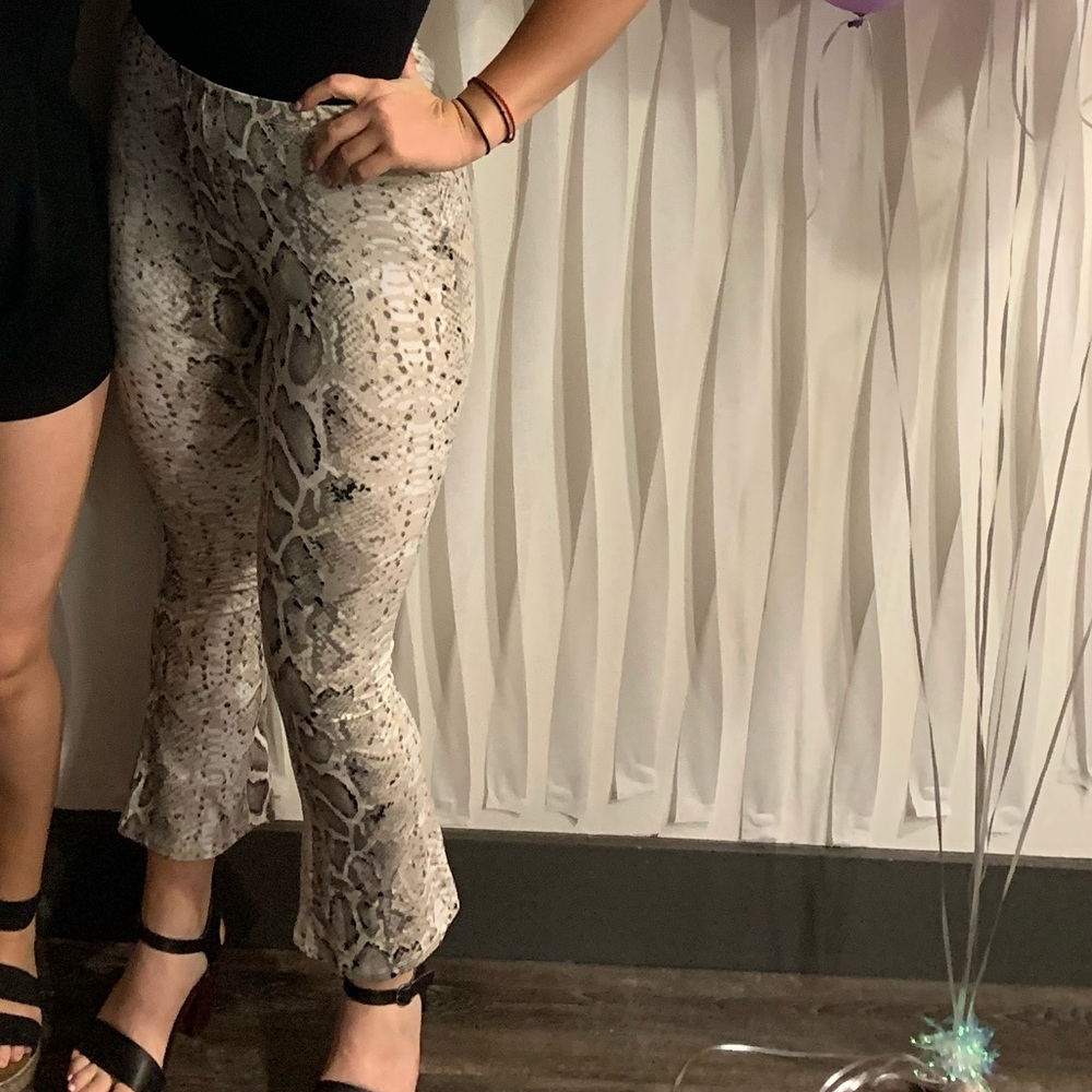 Snakeskin pants